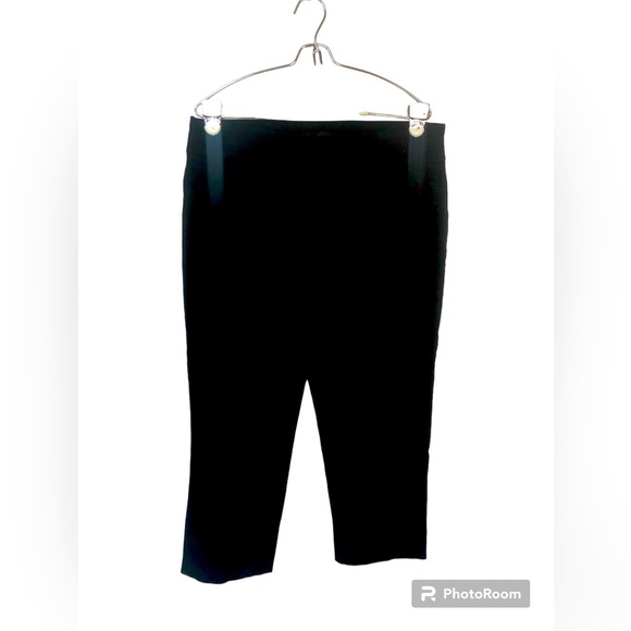 Zac & Rachel Pants - Zac&Rachel Women’s Pull On Pant Cropped Decorative Hem Metal Trim